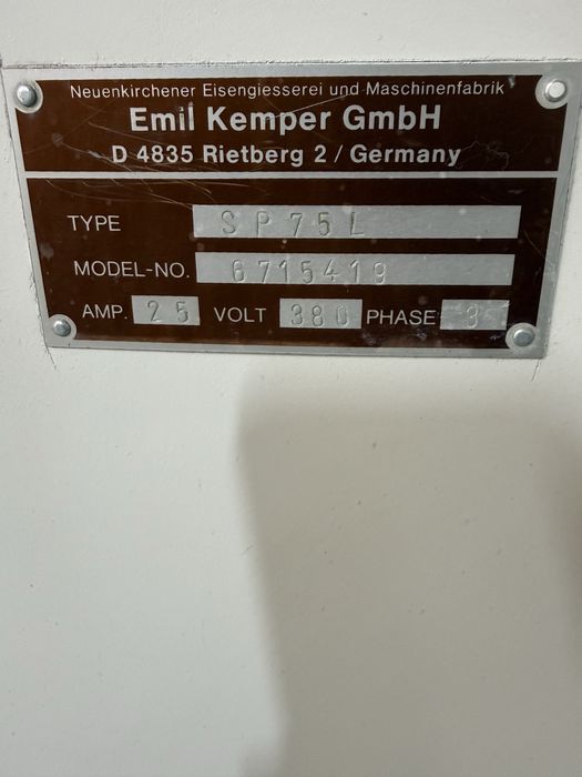 Тістоміс Kemper промисловий. Тестомес профессиональный