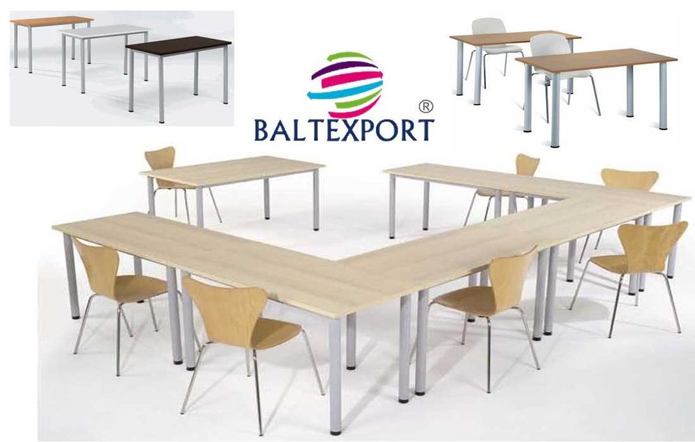 Mesa escolar 1200x600xA.410x480x610x750mm Estrutura aço Tampo Melamina