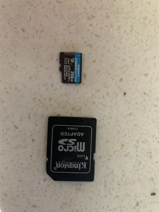 Карта памяти micro SDXC  Kingston Canvas Go! Plus.  256 ГБ.