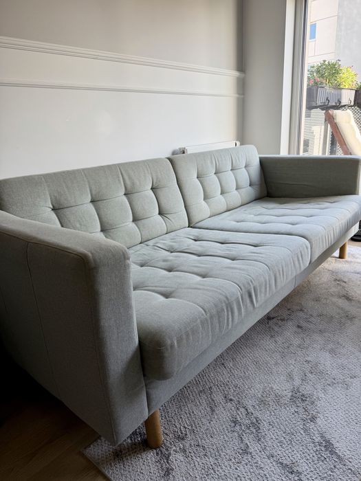 Sofa 3os Ikea Landskrona Gunnared jasnozielony