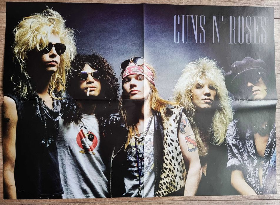 UNIKAT! Plakat GUNS N' ROSES z 2006 r. - Format A2 (55 x 40 cm) - NOWY