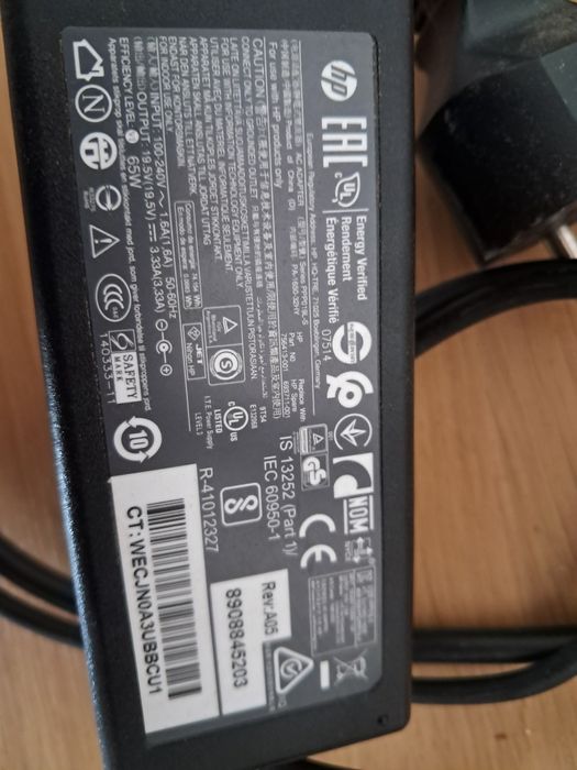 Adaptador/Charge HP 65w447280681803458560