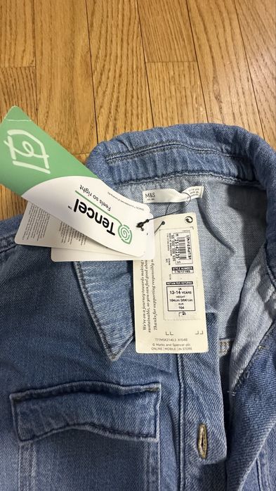 Джинсовий Комбінезон. M&S. 13-14років. Стан новий.