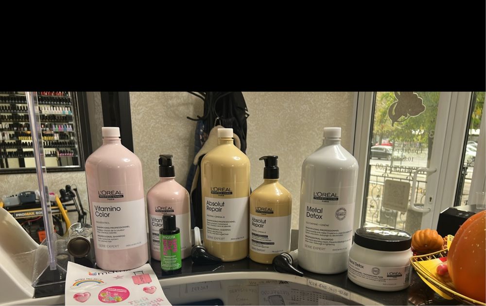 Шампунь та маска обєм 300 ml / 500/ 1500 мл Професійний Лореаль Loreal