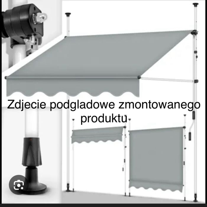 Markiza na balkon lub taras