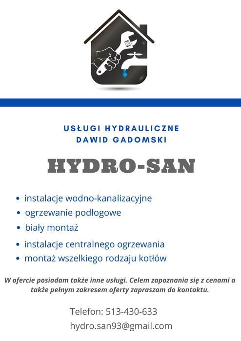 Usługi Hydrauliczne Hydraulik