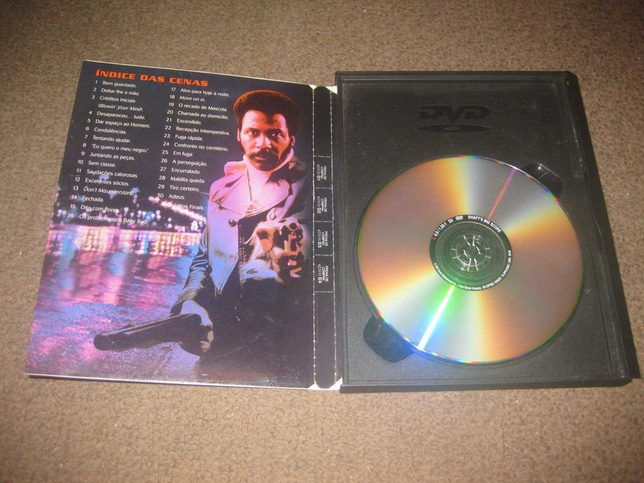 DVD "A Marca de Shaft!" com Richard Roundtree/Snapper/Raro!