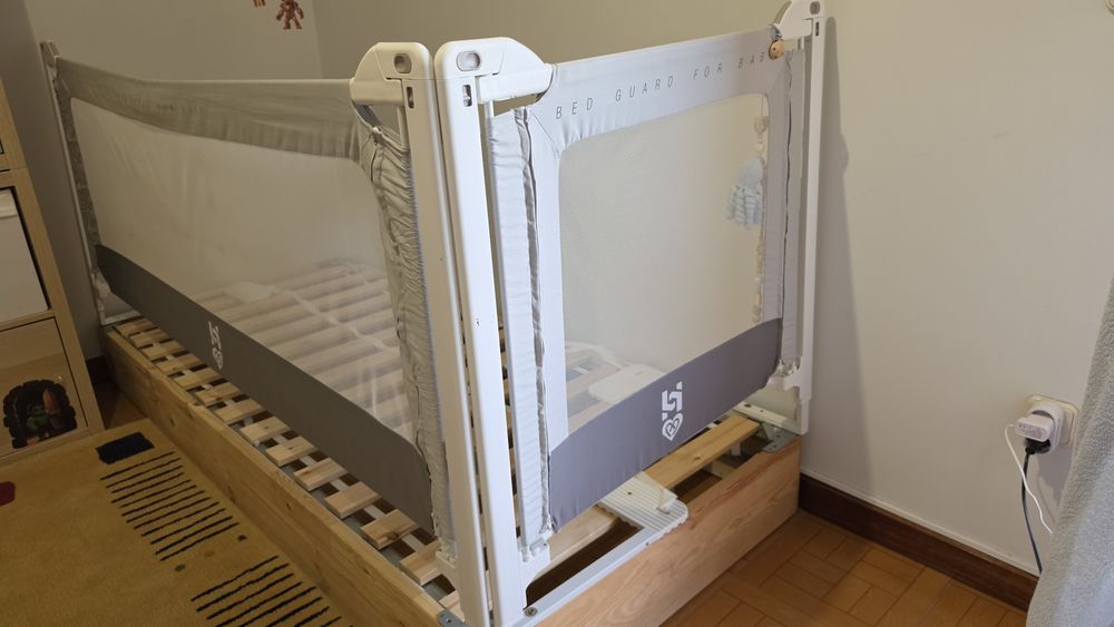 Barreira proteção cama infantil