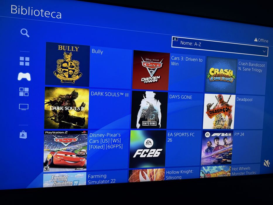 Playstation 4 Desbloqueada já com jogos!