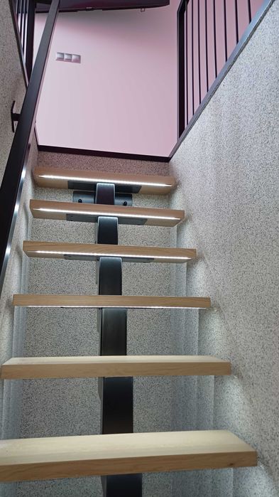Schody,balustrady wewnętrzne loft