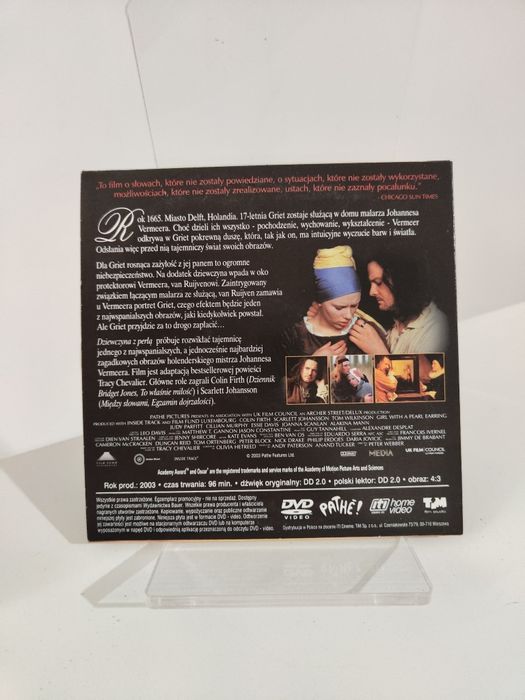 Dziewczyna z perłą DVD