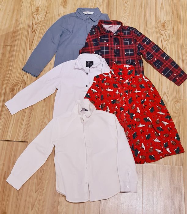 Paka dla chlopca 116/122 koszula bluzka  stan bdb