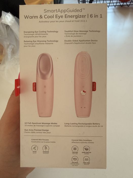 Masażer do oczu Geske Hello Kitty warm &coolniska i wysoka temperatura