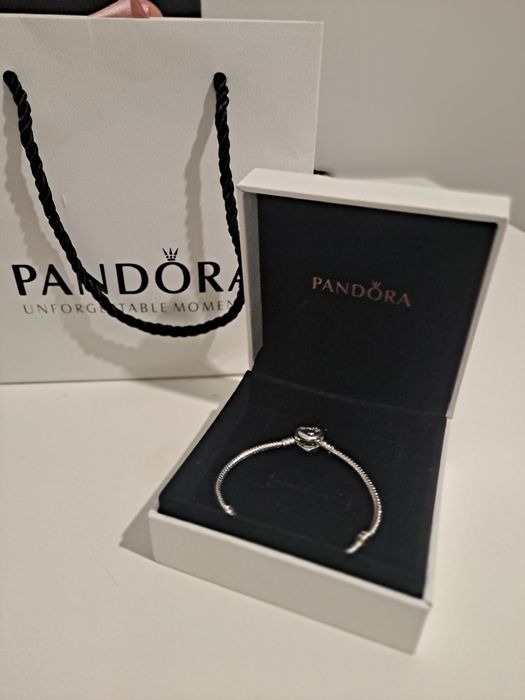 Srebrna bransoletka pandora