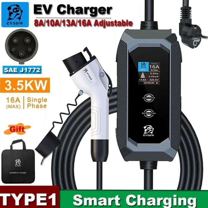 Зарядний пристрій для електрокара електромобіля електрички