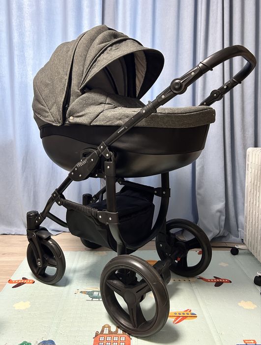 Універсальна коляска 2 в 1 - Angelina Discovery Evolution (Сірий)