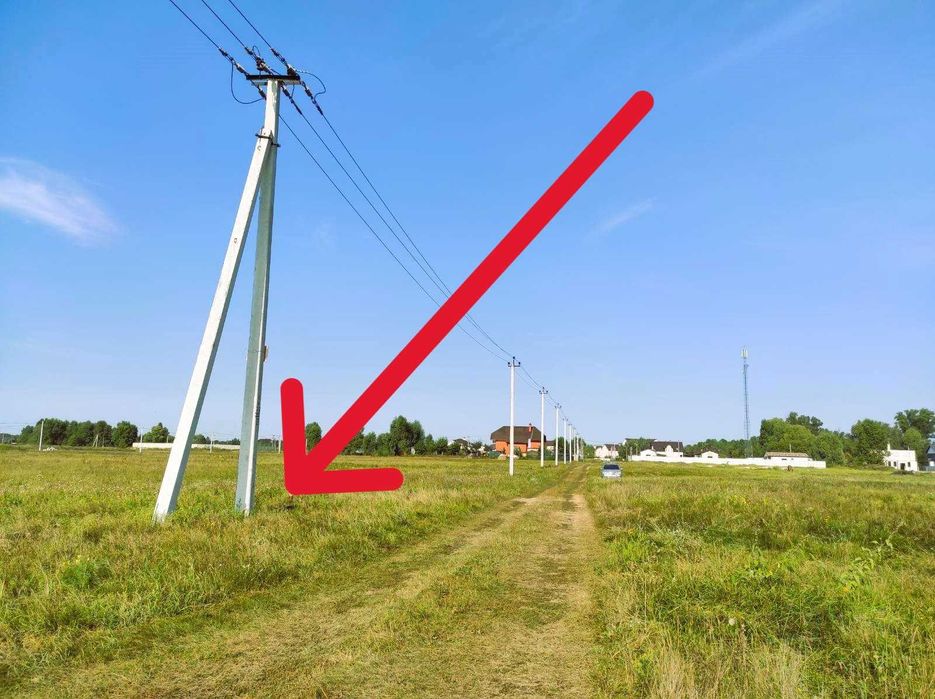 Вишеньки Ділянка 15 соток під забудову Поруч комунікації