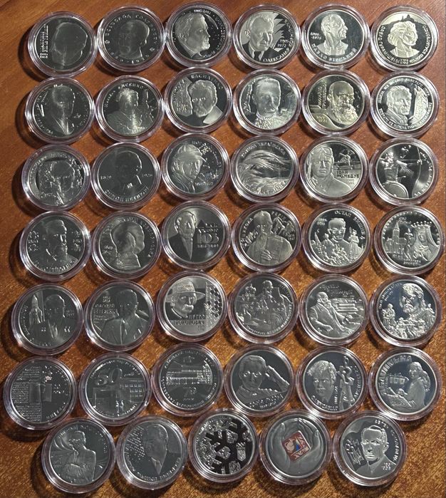 Юбилейные монеты Украины 2 грн с 2005 года по 2021 год.