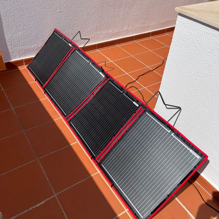 2 DOKIO 150W Portable Folding Solar - Painel Solar dobrável