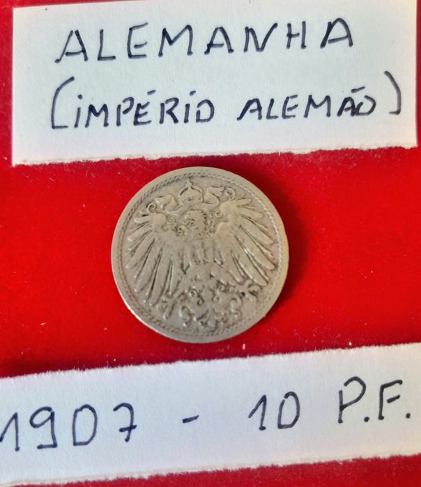 Moedas Alemanha épocas diferentes