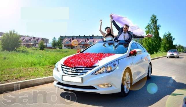 Аренда авто на Свадьбу,Машина на свадьбу,Шикарная Hyundai Sonata ДЕШЕВ