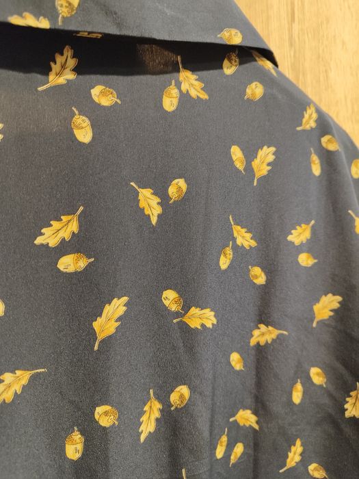 Akris luksusowa jedwabna sukienka XXL