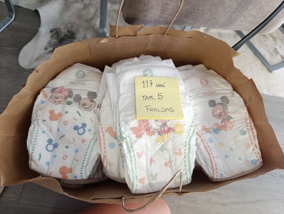 Fraldas tamanho tamanho 5/6