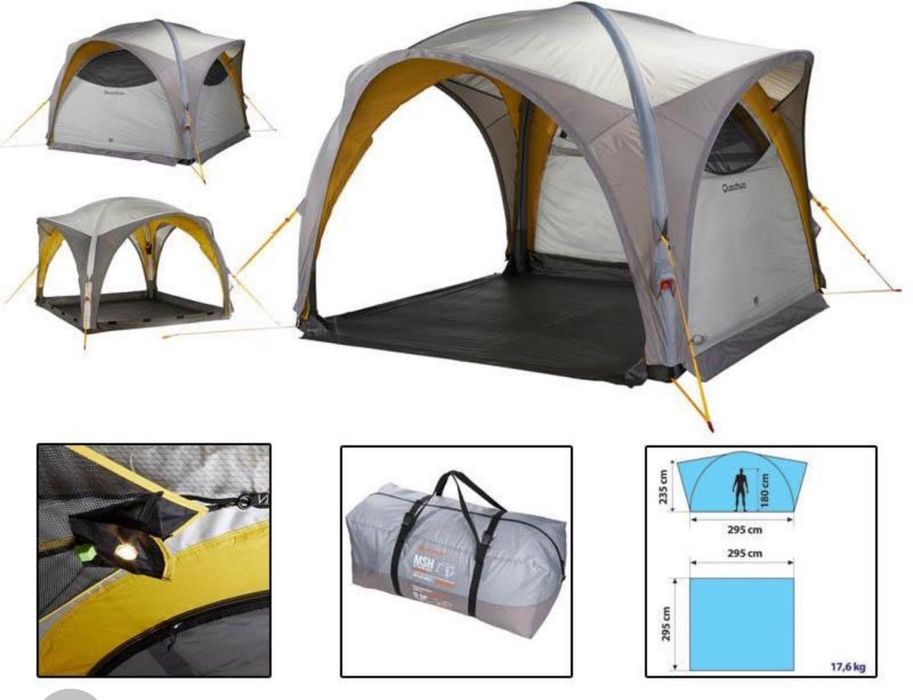 Tenda campismo MSH   1 sala + 2 quartos