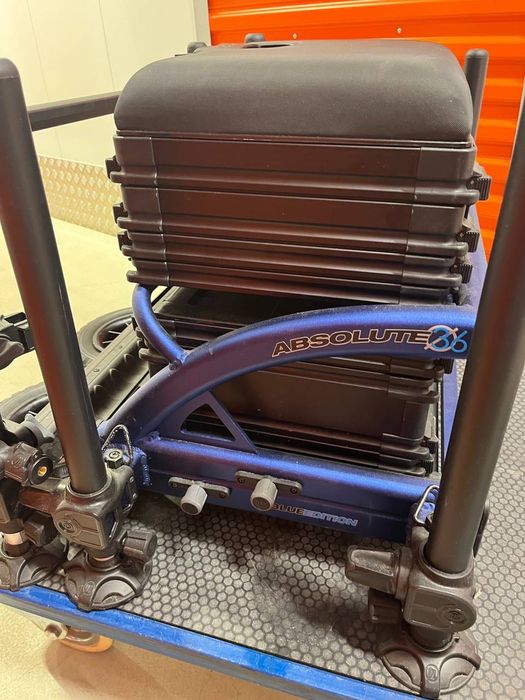 zestaw zawodowy Preston Absolute 36 Seatbox Blue Edition