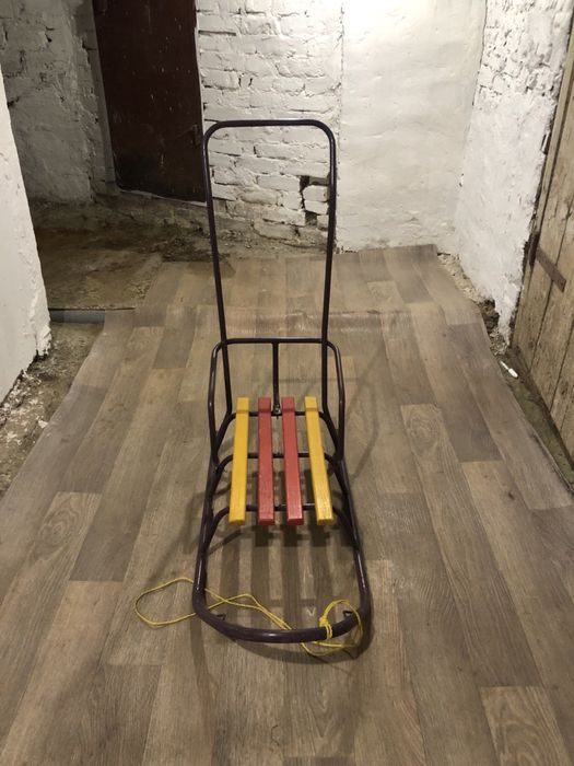 Санки з ручкою  санчата