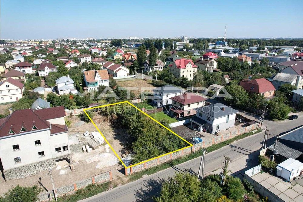 Святопетрівське Продаж ділянки 9,4 сотки під забудову, Асфальт!