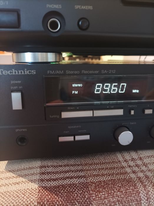 Amplituner Technics SA-212 Vintage, super, kolekcjonerski