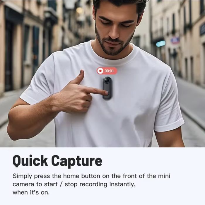 Mini camara de filmar 4k