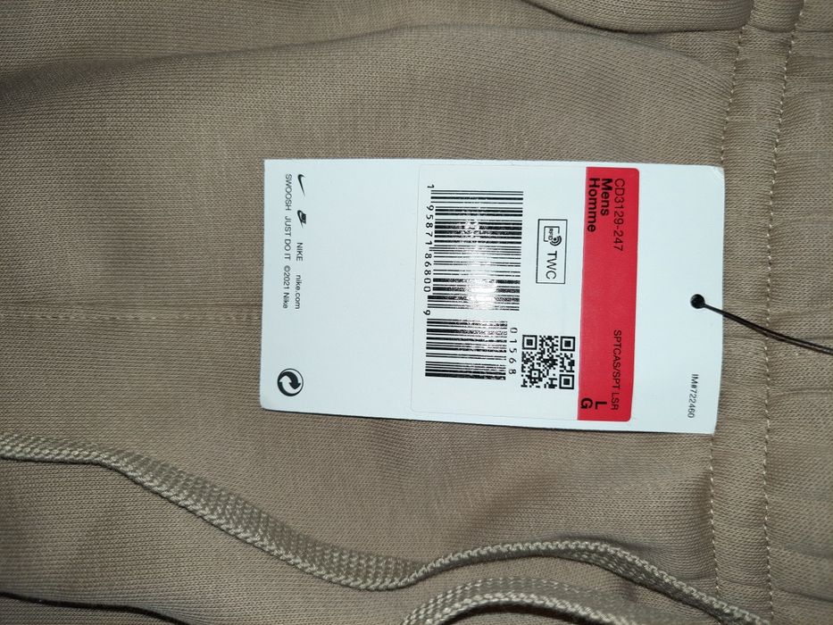 Чоловічі спортивні штани NIKE NIKE SPORTSWEAR CLUB FLEECE CD3129-247