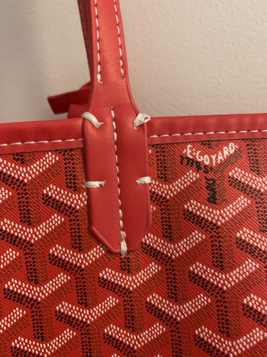 Goyard mala vermelha