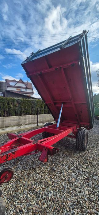 Przyczepa kiper z kiprem 3 strony 4.5t 6t wywrotka Maraton