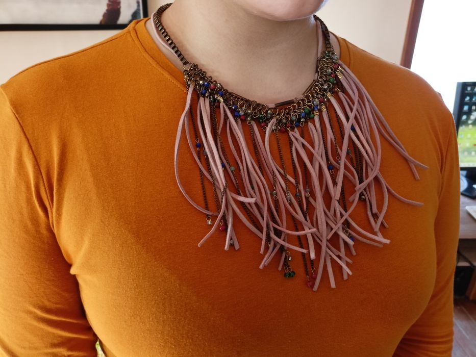 Bohemio colar étnico original