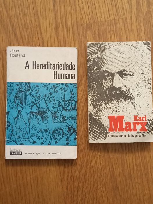 Livros Heriedietade Humana e Karl Marx