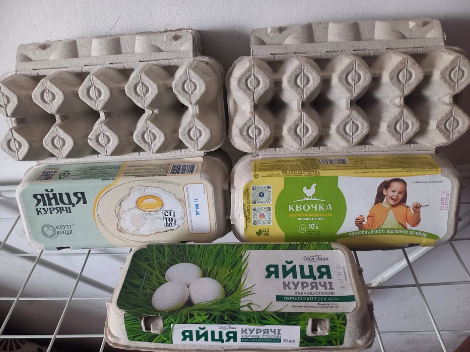 Лотки для яиц на 10 шт.