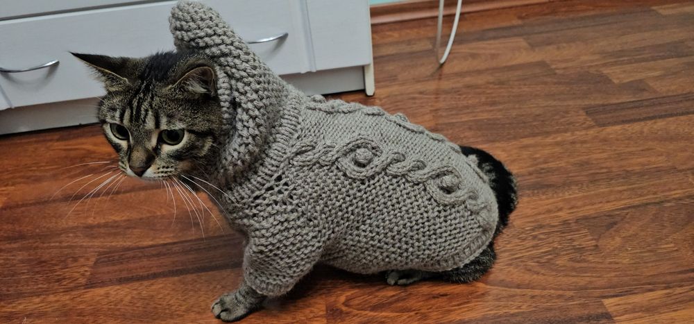 Свитер новый для животных собаки, кота , одежда ручной работы