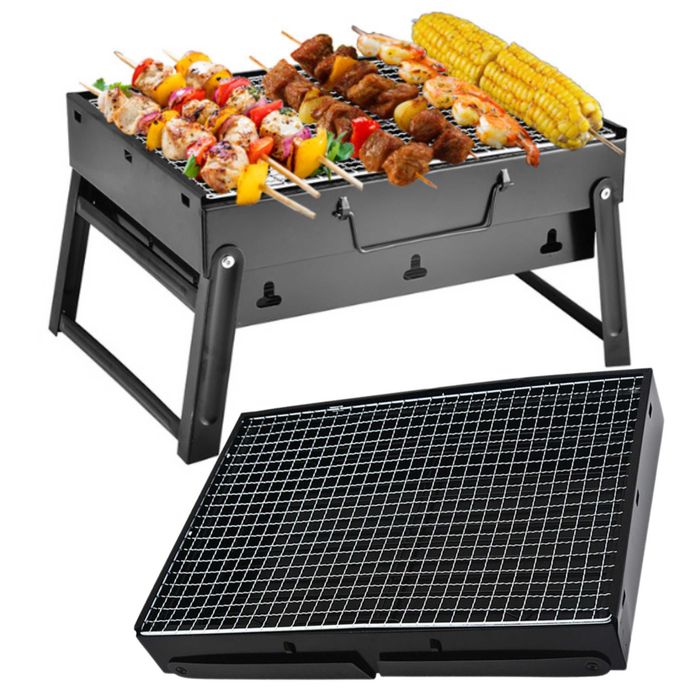 GRILL Ogrodowy PRZENOŚNY Węglowy SKŁADANY Turystyczny