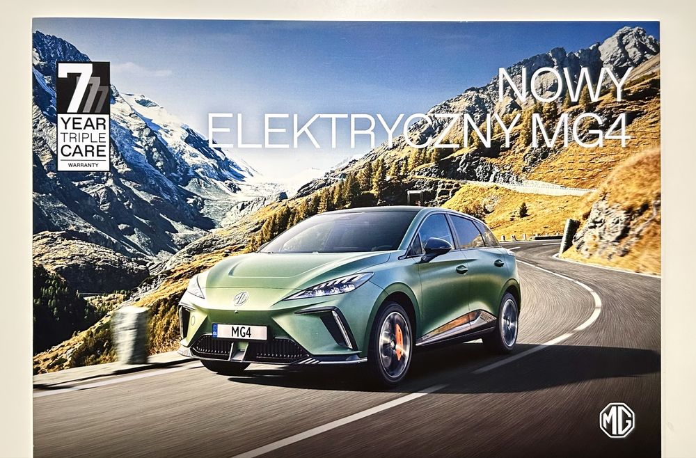 MG4 Prospekt Katalog Język Polski