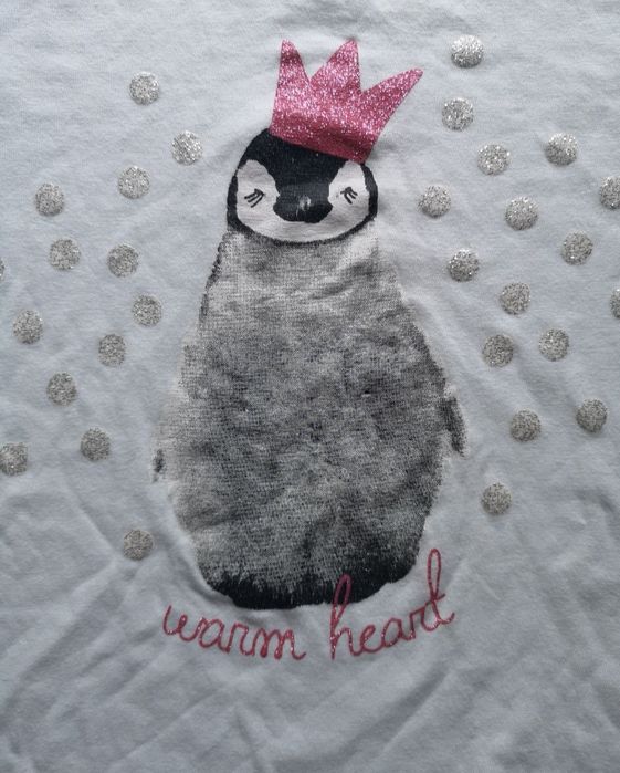 Bluzka komplet 122 128 paka cool club długi rękaw koszulka