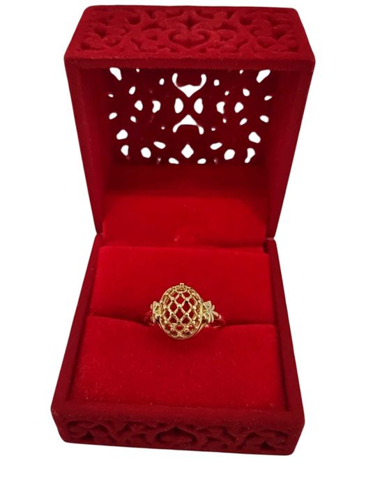 Złoty ażurowy pierścionek 585 3,42g