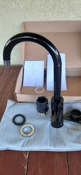 Bateria zlewozmywakowa czarna