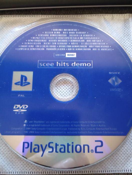 SCEE hits Demo Sced 52970  Ps2
