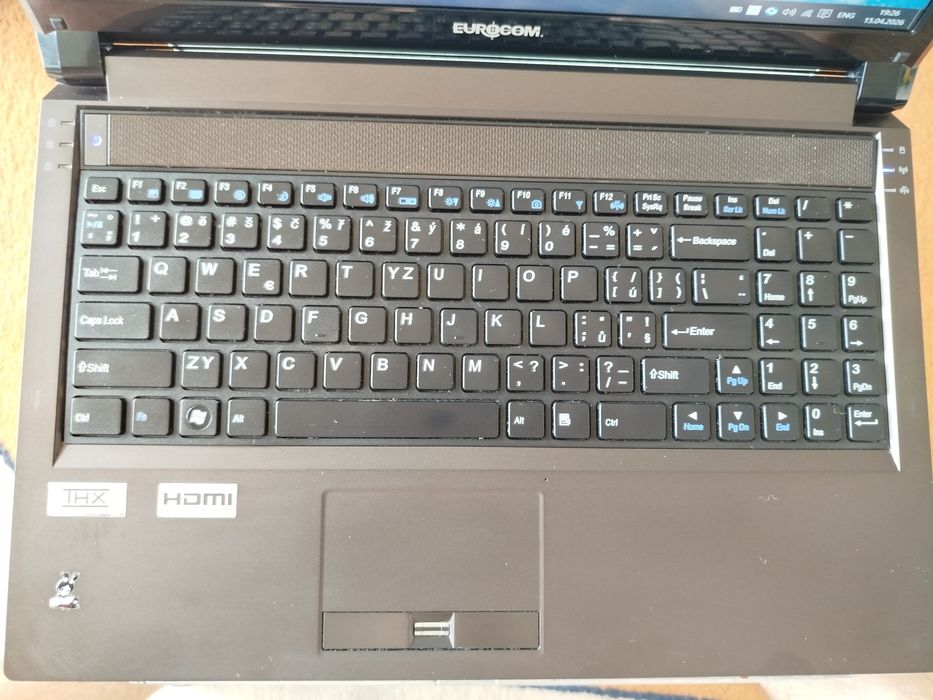 Ноутбук Eurocom-Clevo  model P150HM/відеокарт AMD: Radeon HD 6990M 2GB/опер.12GB/проц.4ядра 8-потоків Intel Core i7-2960XM до 3.7GHz/ AКБ до 4год.роб.