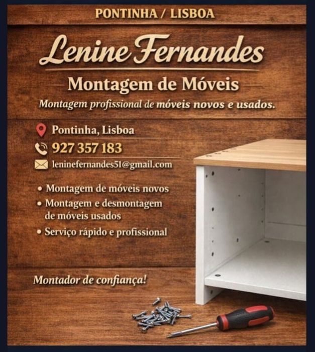 montagem de móveis profissional, com experiência,