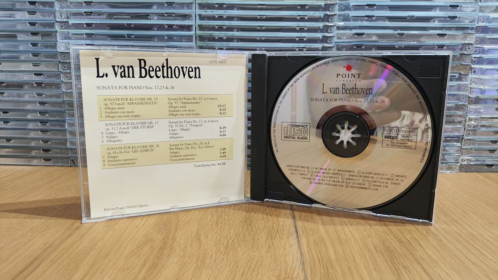 Beethoven Sonata For Piano Nos.17,23 & 26