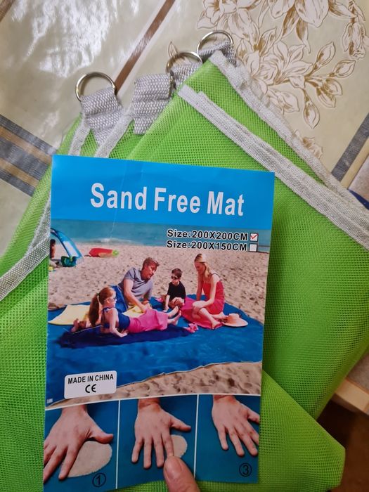 Подстилка  антипесочная для пляжного отдыха ..